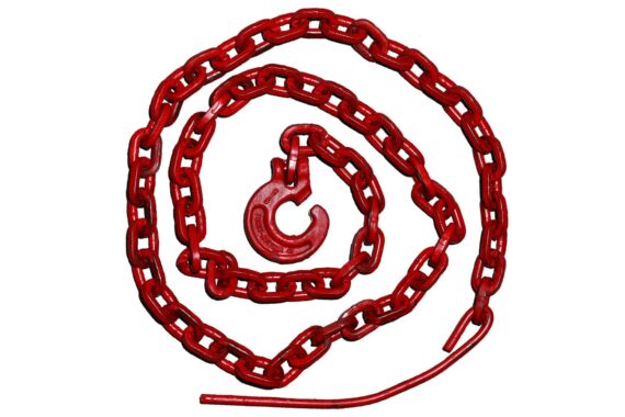 Reťazový úväzok G80 červený - 8mm/2,5m