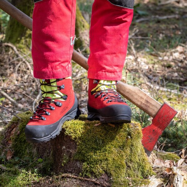 Pilčícka obuv Haix Protector Forest 2.1 GTX red-yellow - Image 9