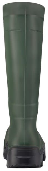 Zadný pohľad na čižmy Dunlop Purofort FieldPro Thermo+ s vysokou sárou.