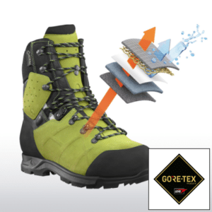 GORE-TEX membrána v topánkach HAIX Protector Ultra zabezpečuje nepremokavosť a priedušnosť