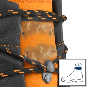 HAIX Climate System pre efektívny odvod vlhkosti a optimálnu mikroklímu vo vnútri topánky.