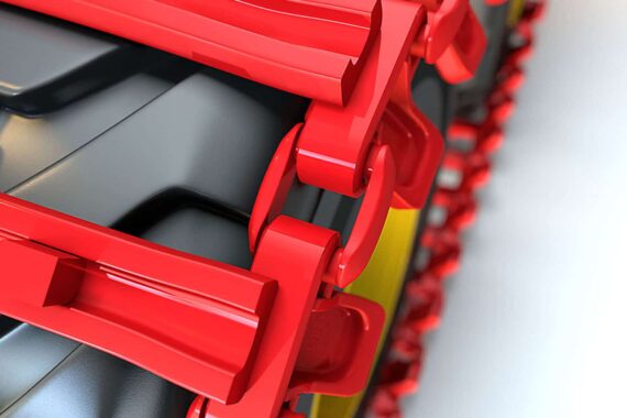 Snežné reťaze Superstud 130 – detail bočnej reťaze a napnutia siete