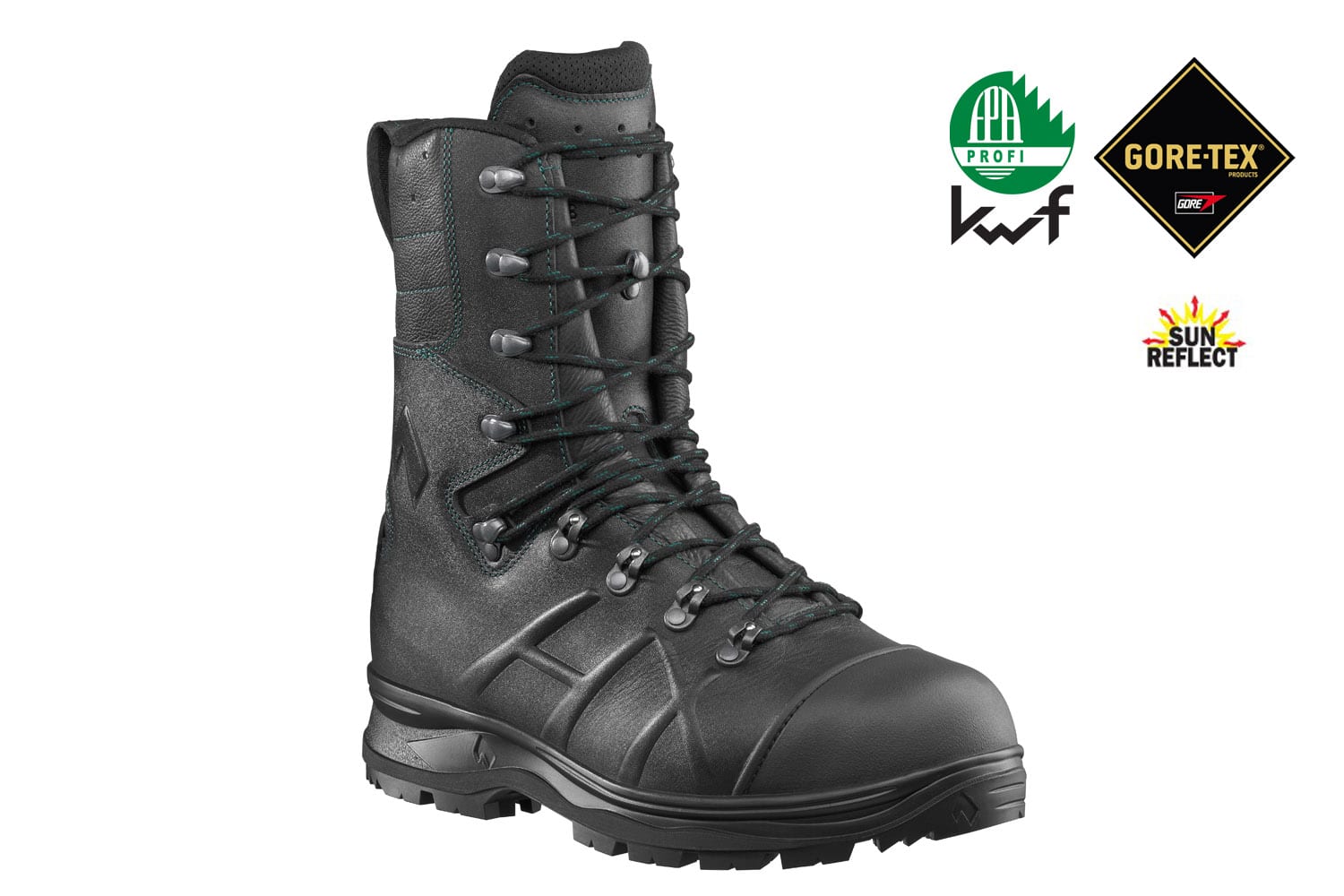 Pilčícke topánky HAIX Protector Pro 2.0 čierne s ochranou proti prerezaniu triedy 1.