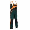 Protiporezové nohavice zelená oranžová čierna 2