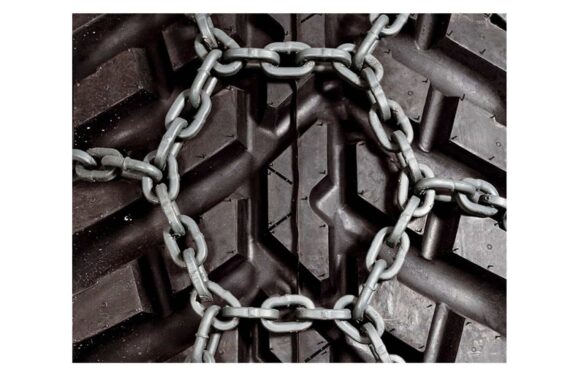 Snežné reťaze SR-Flex so šesťuholníkovým vzorom na dezéne pneumatiky