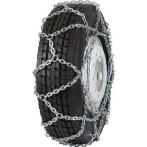 Pewag záberové reťaze pre nákladné autá na kolese ťahača Iveco v snehu.