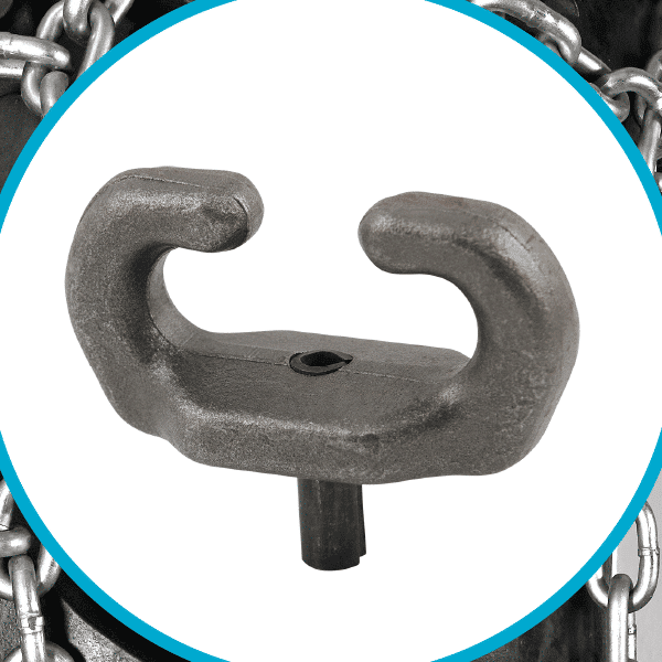 Snežné reťaze – masívny C-hák pre jednoduchú montáž
