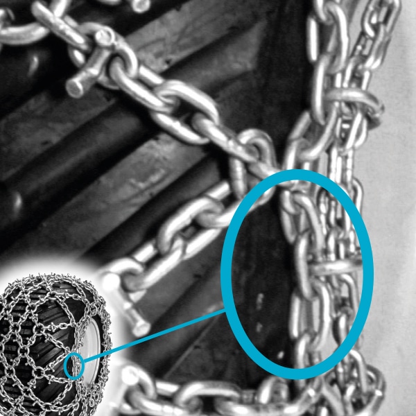 Snežné reťaze Superstud 130TS – ochranná sieť na bočnici pneumatiky