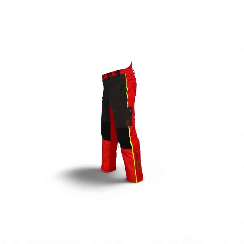 Protiporezové nohavice pre prácu s motorovou pílou