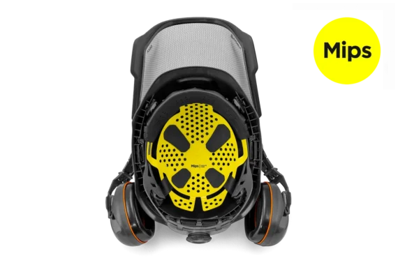 Vnútorný systém Mips v pilčícka prilba husqvarna technical.
