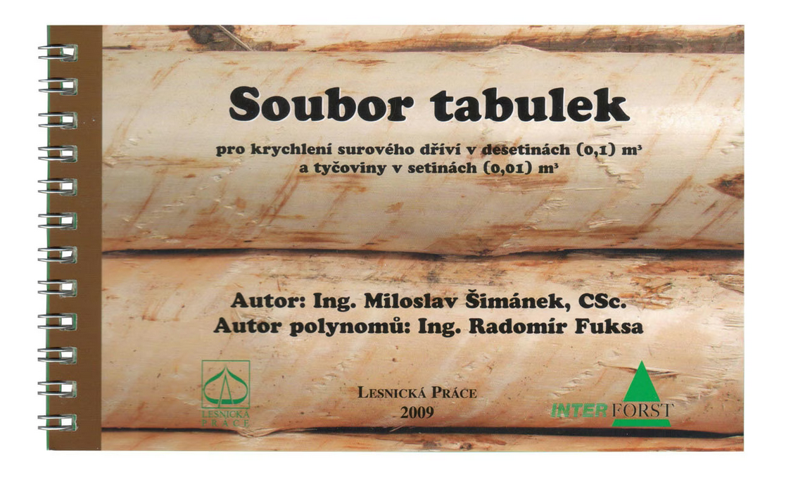 Súbor kubíkovacích tabuľiek INTERFORST