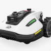 Robotická kosačka Mammotion YUKA mini 2 1000 s AI Vision kamerou a LiDAR navigáciou v bielej farbe.