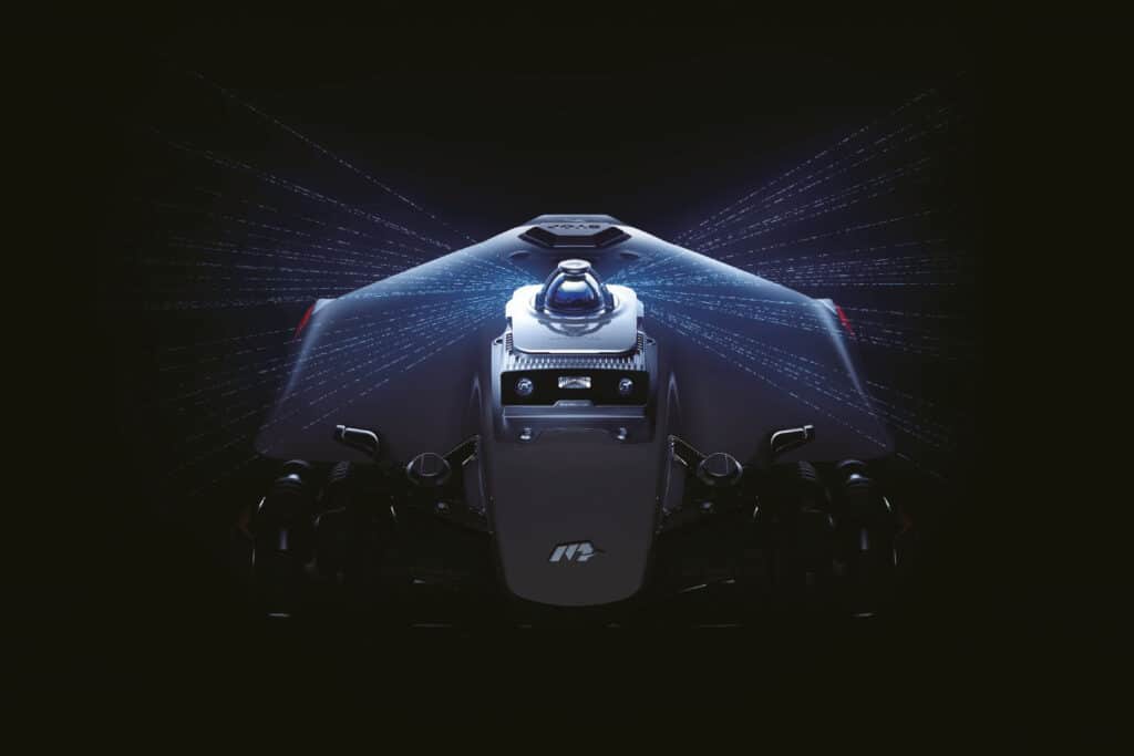 Technológia NetRTK pre presnú navigáciu kosačky LUBA 3 AWD 1500 bez obvodových káblov