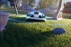 Robotická kosačka Mammotion LUBA 3 AWD 1500 s pokročilým senzorovým systémom a 3D videním