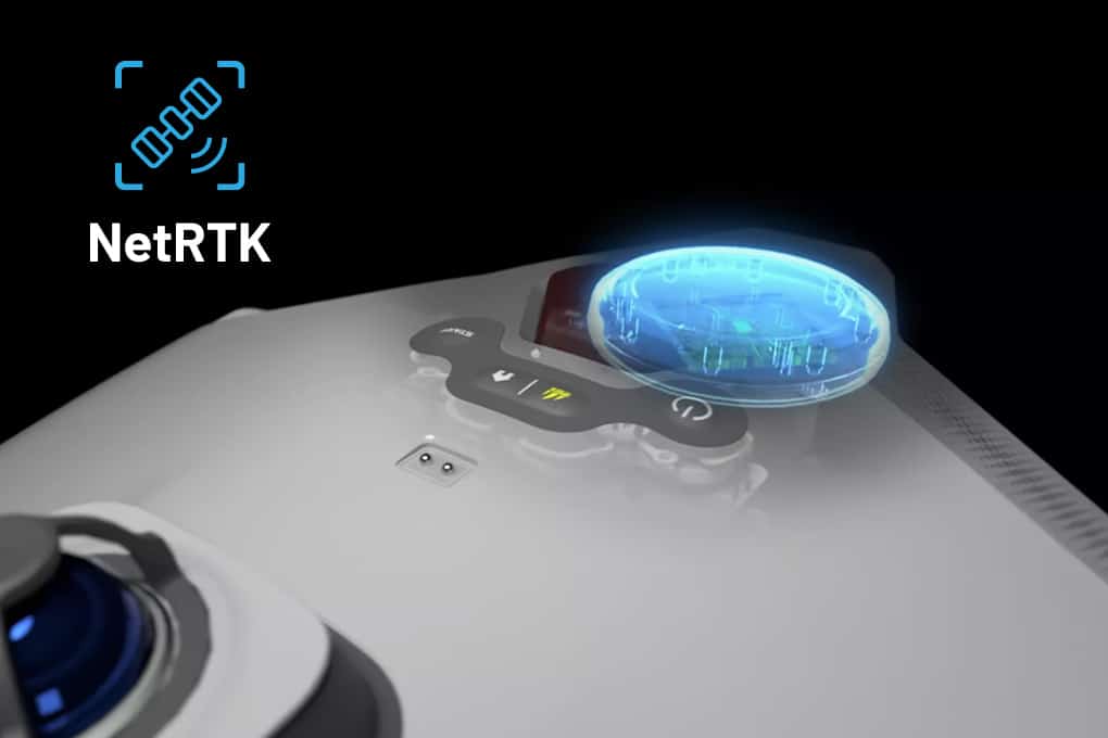 Technológia NetRTK pre presnú navigáciu kosačky Mammotion LUBA 3 AWD 3000