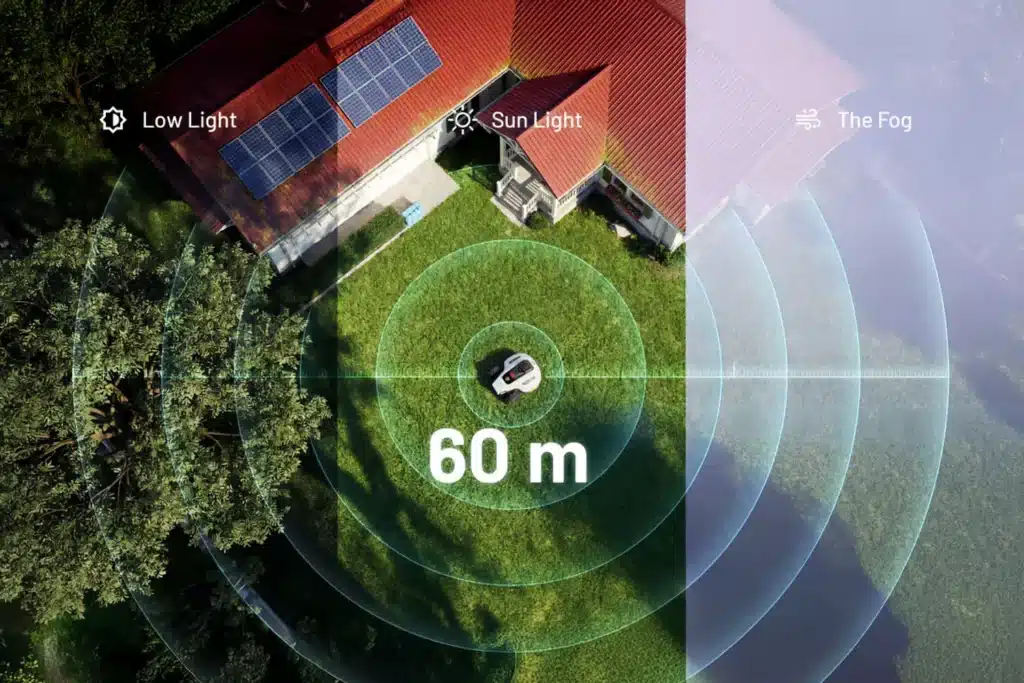 Mammotion yuka 1000 s LiDAR technologiou.
