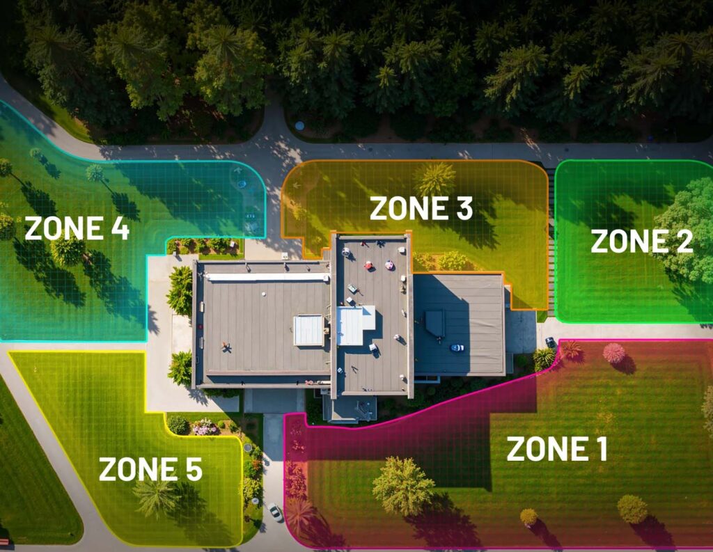 Plánovanie viacerých zón kosenia pre Mammotion YUKA mini 2 800 v aplikácii