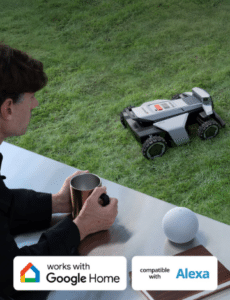 hlasové ovládanie robotickej kosačky segway cez alexa a google home