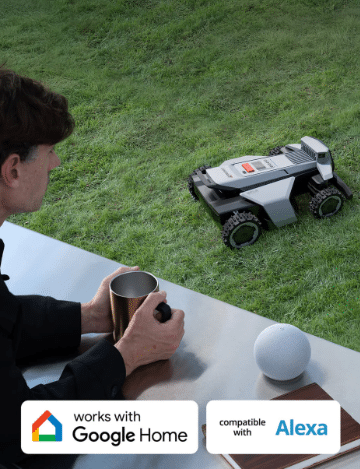hlasové ovládanie robotickej kosačky segway cez alexa a google home