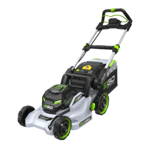 Kosačka EGO 47cm s pojazdom so zberným košom 55L.