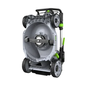 Vertikálne uskladnená aku kosačka EGO 47cm bez pojazdu