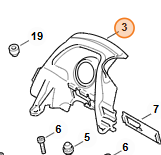 Kryt vedenia vzduchu STIHL MS 462