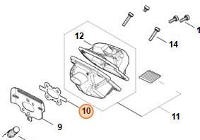 Tesnenie výfuku STIHL MS 400.1