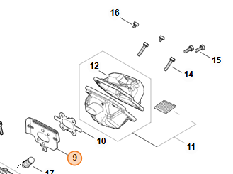 Plech chladiaci STIHL MS 400.1