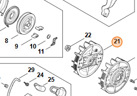 Ventilátor STIHL MS 400.1