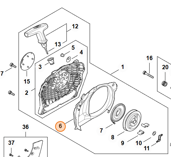 Segment STIHL MS 400.1