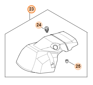 Vrchný kryt STIHL MS 400.1 C-M