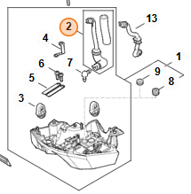 Palivová hadica STIHL MS 400.1
