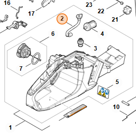 Hadica Nádržky Stihl MS 400.1
