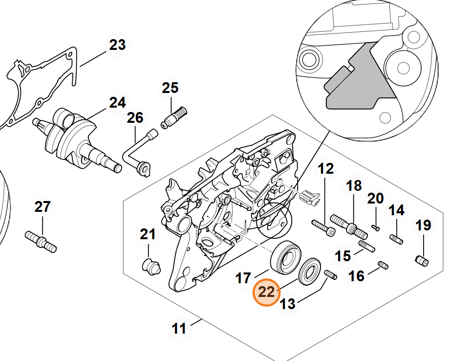 Gufero STIHL MS 500i