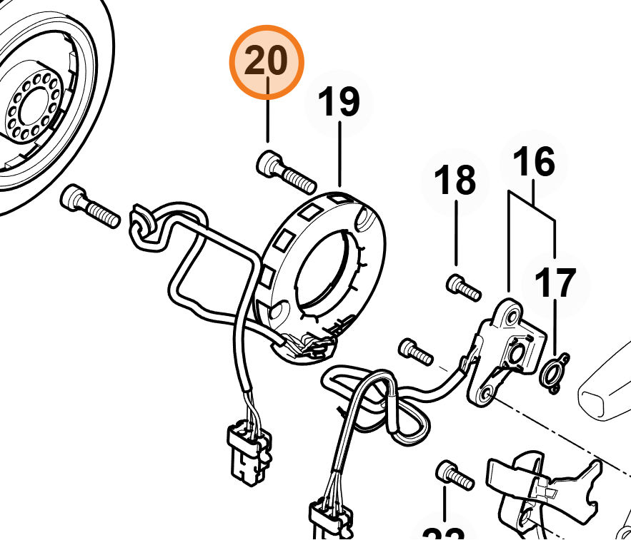 Skrutka pre Generátor STIHL MS 500i