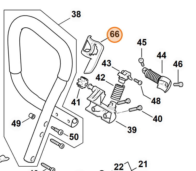 Usmerňovač STIHL MS 500i