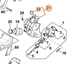 Kryt vedenia vzduchu STIHL MS 500i