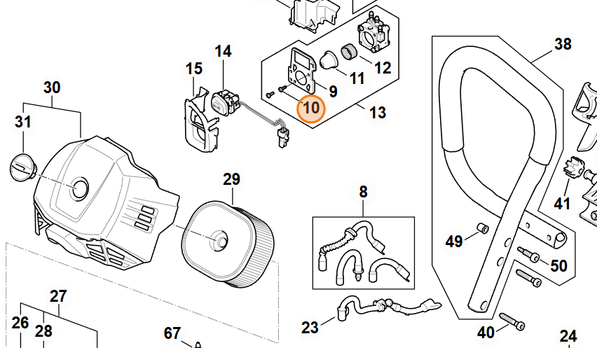 Skrutka pre Vstrekovacie cerpadlo STIHL MS 500i – Obrázok 2