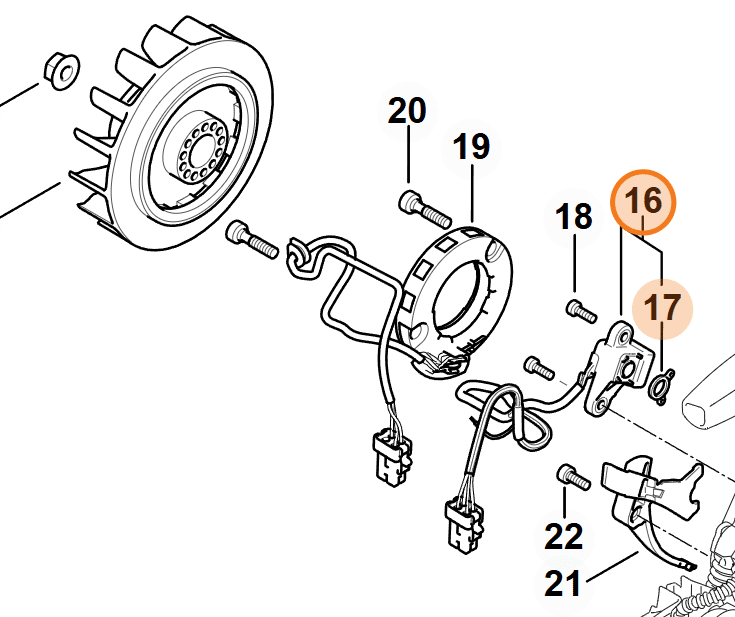 Snímač STIHL MS 500i