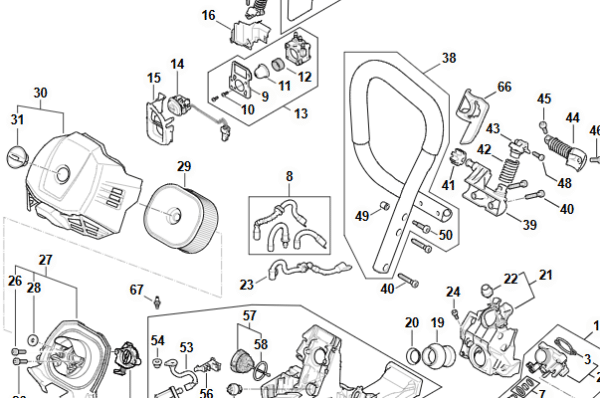 NÁHRADNÉ DIELY STIHL MS 500i